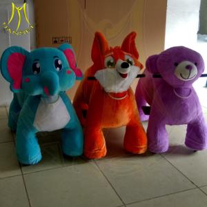 China Hansel new products battery operated motorized animals with led light for mall business on sale