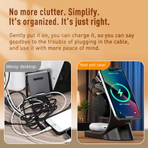 5W Output Power Magnetic Charging Station for iPhone Portable Speakers Earphone