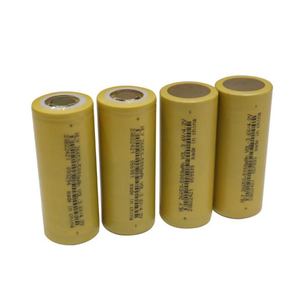 Quality 3.6v Lithium Ion 26650 Battery 5000mah 800 Cycle BIS Certification wholesale
