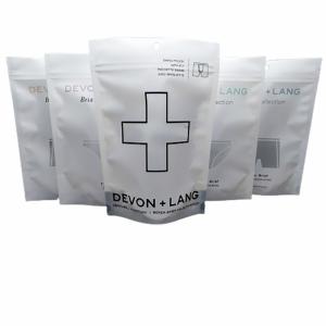 Plastic Mylar Stand Up Pouch Underpants Clothes Packaging Pouch With Window