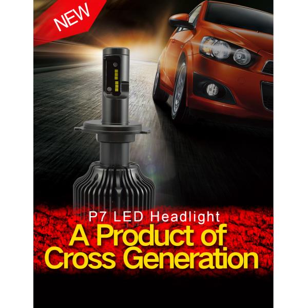 P7 9004/9007 4200lm Car LED headlight kit--From China hid led lighting factory BAOBAO