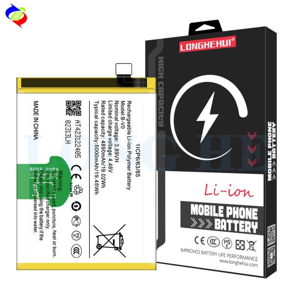 Quality Yellow Lithium Polymer Battery for VIVO IQOO Z6 B-V0 4.48V 5000mAh Original 44W 44W wholesale