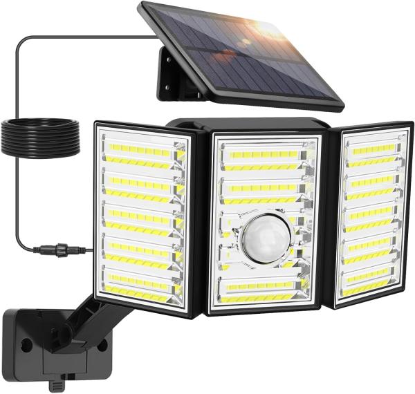 Quality Intelligent induction solar wall light 6W three-level dimming APP controls garage corridor courtyard lighting wholesale