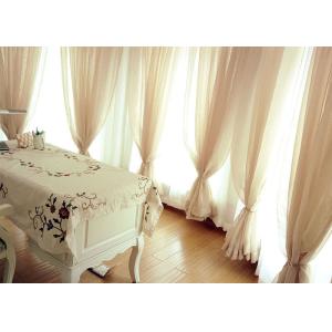 Lightweight Fabric Modern Window Curtains Multiple Colors For Home / Hotel
