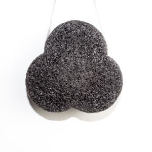 Tripetal Flower Brighten Face Lavender Konjac Sponge Mild Non Irritating