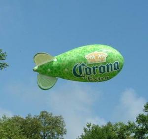 China 4m Long inflatable helium blimp on sale