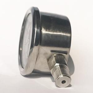 4 Bar All Stainless Steel Pressure Gauge Dual Scale Radial EN 837-1