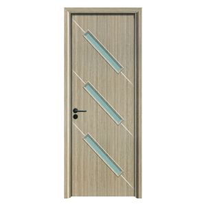 WPC Hollow Door Glass Door Durable and Soundproof Solution for Residential and