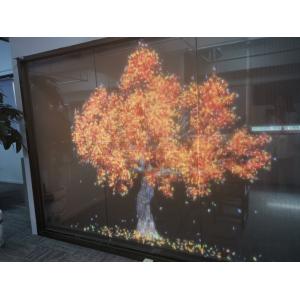 Business Transparent Glass P10 LED Display Screen Adhesive LED Transparent Film