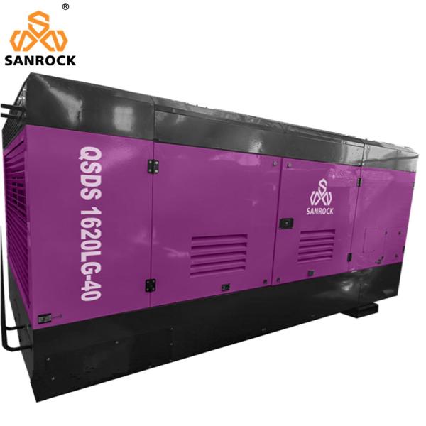 Quality Diesel Screw Air Compressor Machine High Pressure 40 Bar For Water Well wholesale