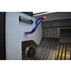 Slant Bed Metal Cnc Lathe Machine High Presion Overall 45° Bed Form And Slope