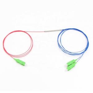 China FTTH 0.9mm/2.0mm/3.0mm 1 * 2 SM Mini Fiber Optic FBT Splitter with Splitter Ratio 1 2 on sale