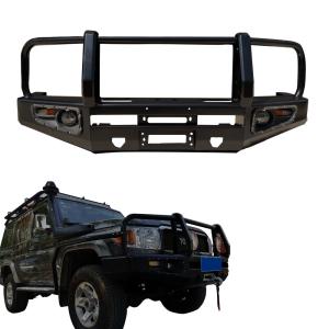 LC79 Black Powder Coat Finish Off Road Car Accessories Body Kit Parts Front Rear Bumper