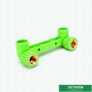 Equal Shape Ppr Pipe Fittings Long Female Elbow For Food Industry Pipe Works