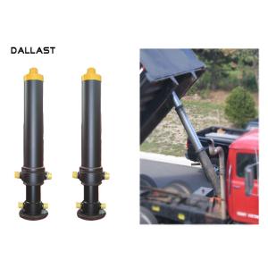 Dump Truck Multi Stage Hydraulic RAM Cylinder Eamless Steel Pipe With Piston Eye