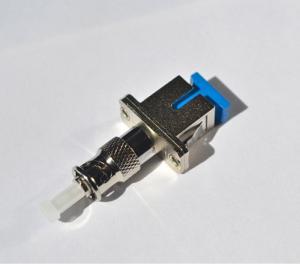 Cheap Plastic / Metal Body Fiber Optic Connector Adapters SC Female To ST Male Hybrid fiber optic sc to st adapter for sale