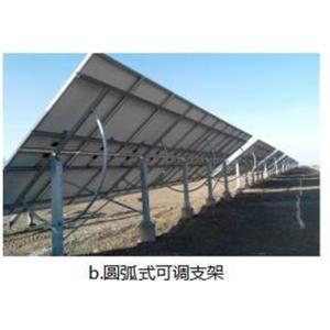 Power Plant Solar Panel Mounting Brackets Structure Aluminum Frame Ground