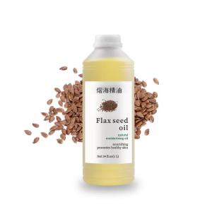 CAS 8001-26-1 Edible Refined Linseed Oil Cold Pressed Flaxseed Oil