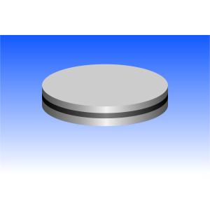 Metalworking High Strength Sandwich PCD Blanks Round Shape PCD Cutting Tools