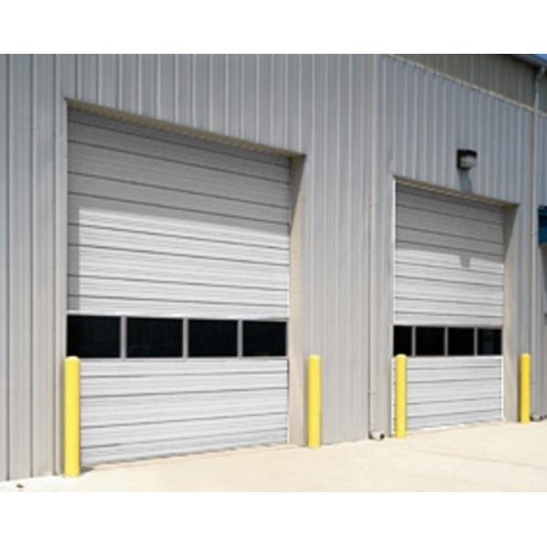 Quality Metal Insulated Sectional Doors Overhead Sliding Roller Vertical Lifting For Warehouse wholesale
