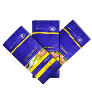 Back seal side printed bag, aluminium foil back seal bag for food packaging,