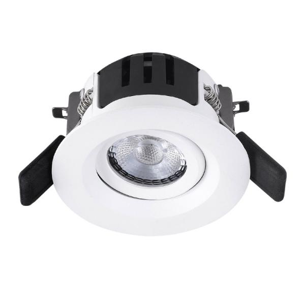Quality Residential 8W Tilt LED Downlight Round IP44 Bathroom Spotlights wholesale