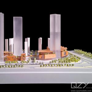 Cheap Realistic Handmade Architectural Concept Model with Acrylic ABS Material for Commercial Complex Display for sale