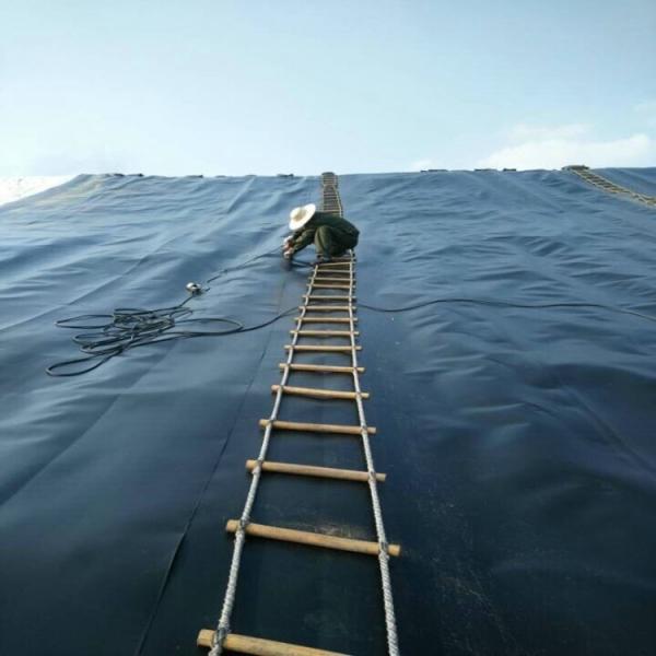 Quality ASTM GRI-GM13 Standard 1mm HDPE Geomembrane for Fish Pond and Landfill Applications wholesale
