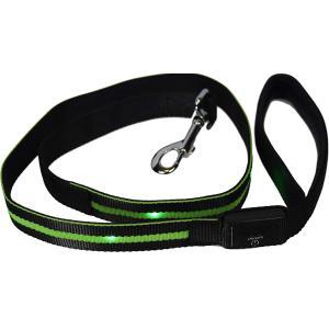 7 Colors Illuminated Dog Leash 1" x 6' Soft Padded Handle Lasting Long Time