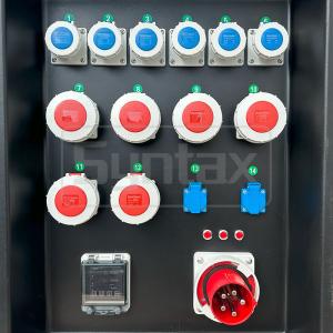 Syntax MD4 Three Phase 125A Waterproof Power Distro Box With Schneider Breakers