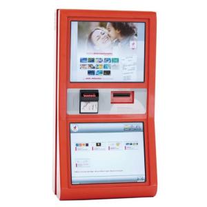 Ergonomically And Compact Ticketing Wall Mount Kiosk With note acceptor V607
