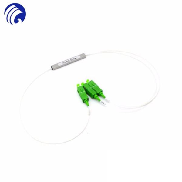 PLC Fiber Splitter 1x2 With Micro Steel Tube SC APC / SC UPC