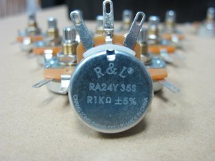 Lap single-turn wire wound potentiometers 3W 1Kohm potentiometer for LED lamp DC