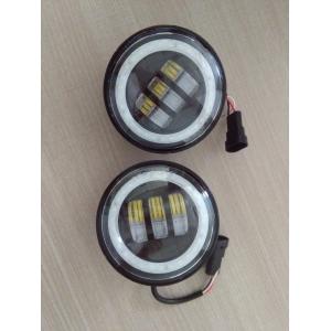 Strong illumination 4.5inch 30w fog lights for Harley Davidson with Angel Eyes