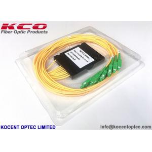 1:8 Modular Type Fiber Optical PLC Splitter with 2.0mm Cable and 1.5m Length for