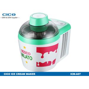 Colorful Stainless Steel Ice Cream Maker Thermoelectric Cooling System