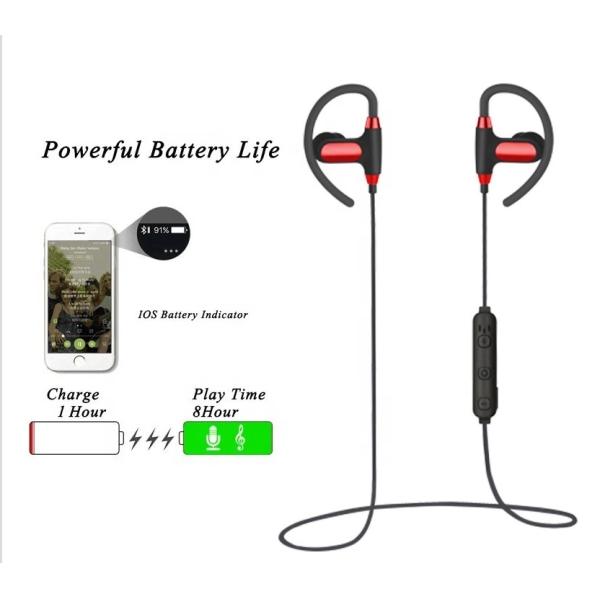 2019 newest model earhook sports bluetooth wireless in-ear earphone,mobilephone bluetooth earpiece with mic