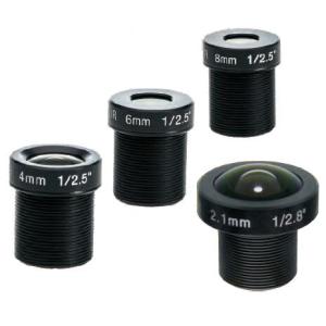 Cheap 1/2.5&quot; 4mm/6mm/8mm/12mm/16mm F1.6 5Megapixel M12x0.5 mount IR Board Lens MTV Lens for sale
