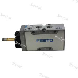 Festo MFH-5-1/4-B Solenoid Valve, 5/2 Monostable Mec Spr, Int Pilot, 2-10 Bar