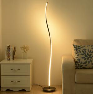 Cheap Corner Nordic Modern Led Floor Lamp Elegant Spiral Unique Decorative for sale