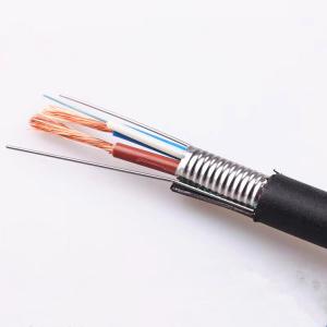 OPLC Photoelectric Composite Hybrid Cable 4 Core Fiber Optic Cable With Copper