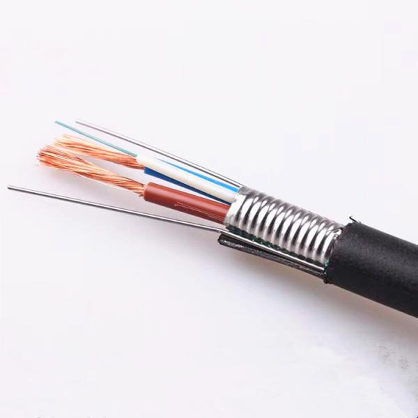 OPLC Photoelectric Composite Hybrid Cable 4 Core Fiber Optic Cable With Copper