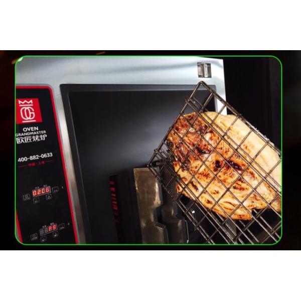 Single Layer 8 Grids Electric Fish Grill Machine