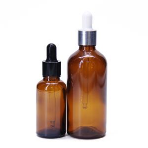 15ml 30ml Amber Essential Oil Dropper Brown Glass Bottles With Measurement