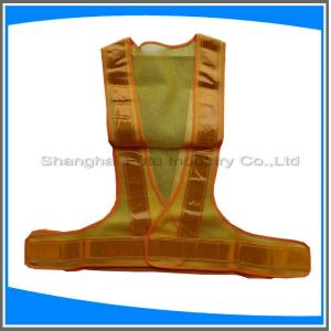 China hot sale stylish Security safety vest with LED lights on sale