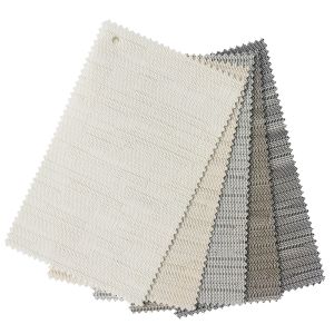 10% Openness Ice White Solar Fireproof Roller Blinds Fabrics for Home Decor