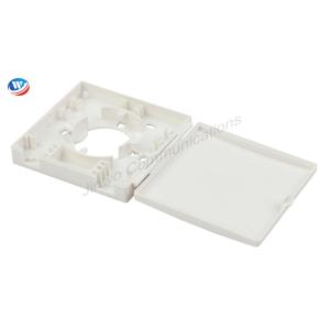 2 Port FTTH Distribution Box Wall Mounted Fiber Optic Box Indoor