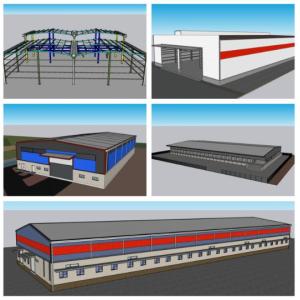 Pre Engineered Free Design Warehouse Steel Structure Pre-engineered Building