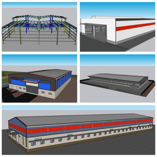 Pre Engineered Free Design Warehouse Steel Structure Pre-engineered Building