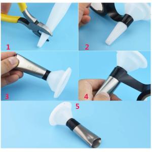 K-013 24pcs Caulking Finisher Kit Caulk Nozzle Applicator Reusable Stainless